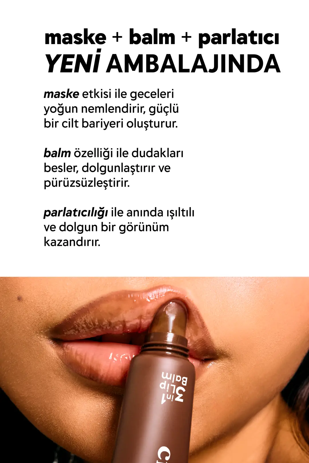 3in1 Lip Balm - Mocha - Image 6