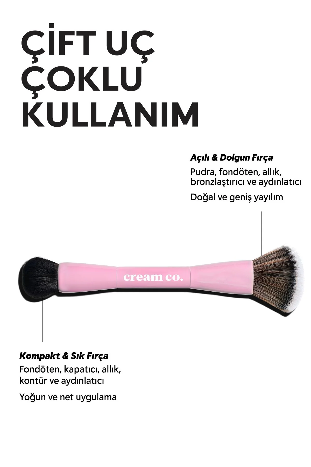 Dual-Ended Makeup Brush - Image 3
